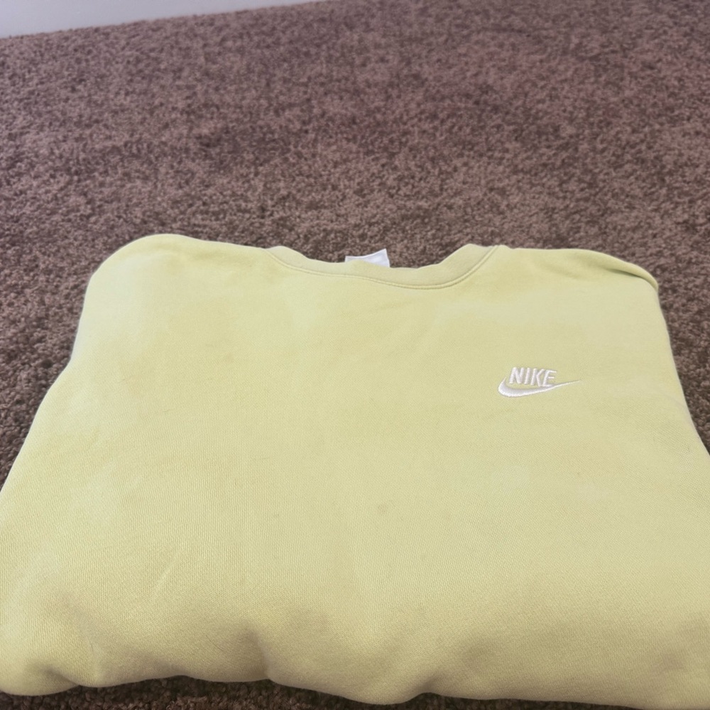 Nike Lime Green Sweatshirt | Size Small